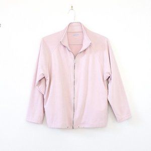 PACER Pastel Pink Zip Up Track Jacket | Size M